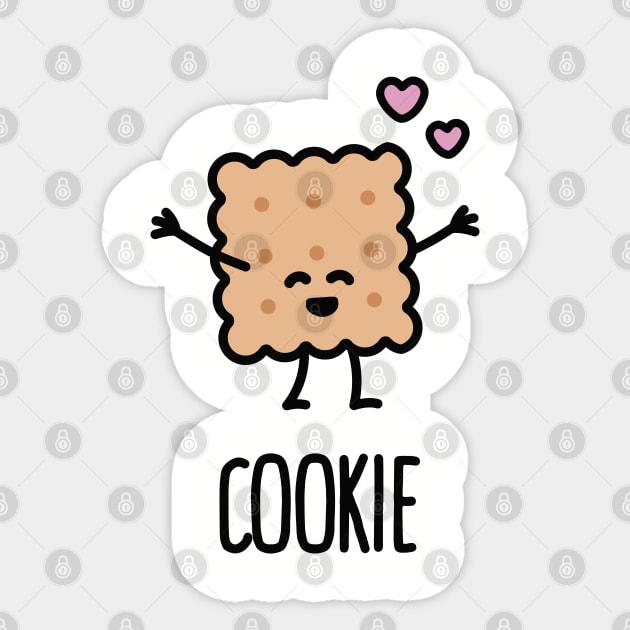 Cookie (milk also available) Sticker by LaundryFactory